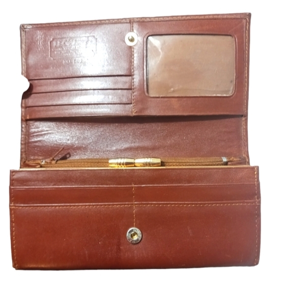 Leonardo da Vinci Brown Leather Wallet - Picture 4 of 13